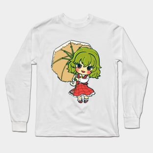 pls rember happy day yuuka kazami chibi / no text Long Sleeve T-Shirt